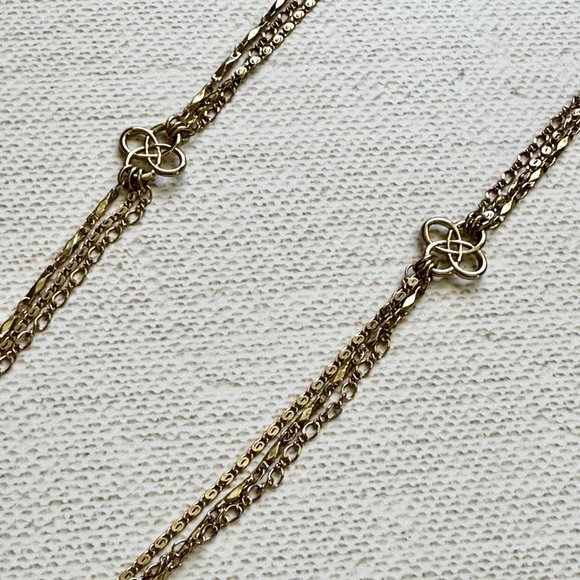 Stella & Dot Long Gold Essential Layering Necklace - Picture 3 of 5